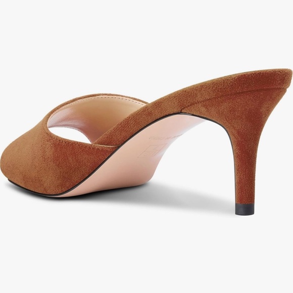 Chic little cocoa brown mules - Picture 3 of 4